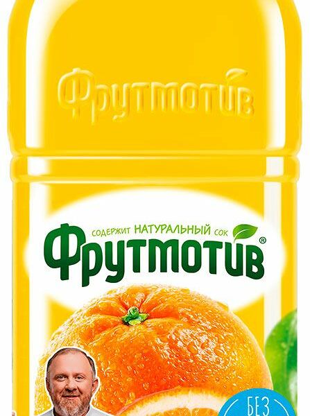 Напиток сокосодержащий Фрутмотив Апельсин 1.5 л