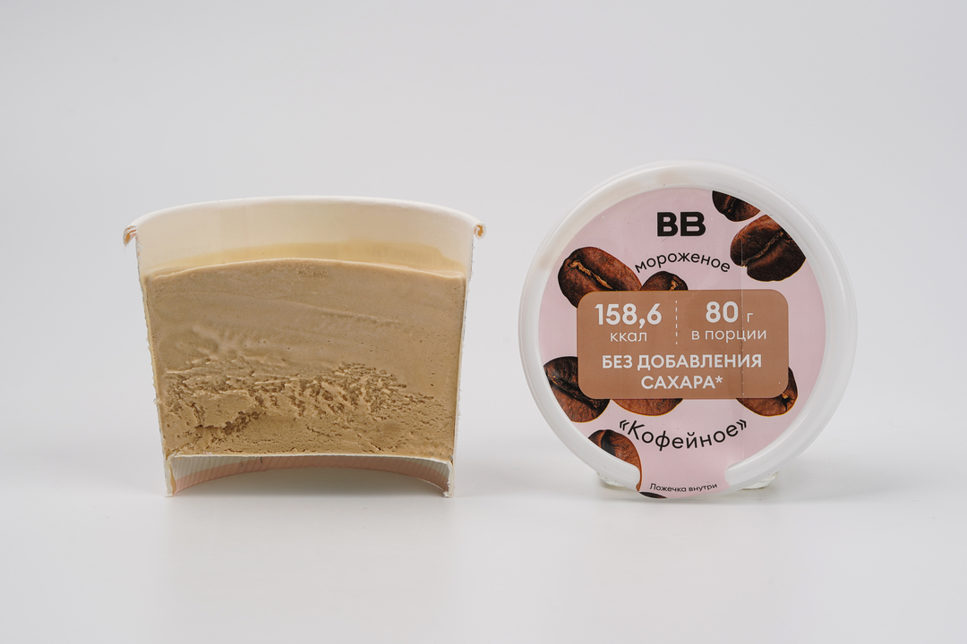 

Мороженое ВкусВилл Кофейное без добавления сахара 80 г