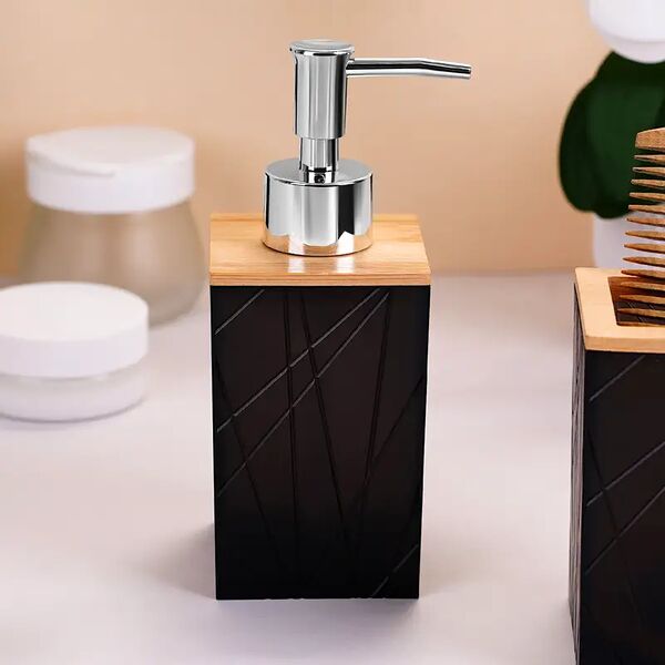 Диспенсер для жидкого мыла, Bath Republic, 6х6х16 см, в ассортименте