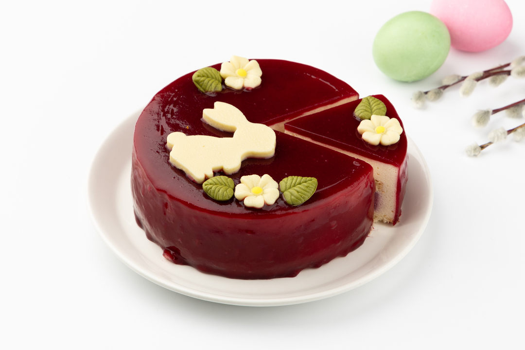 

Торт муссовый Пасхальный кролик ванильный лесная ягода 500 г