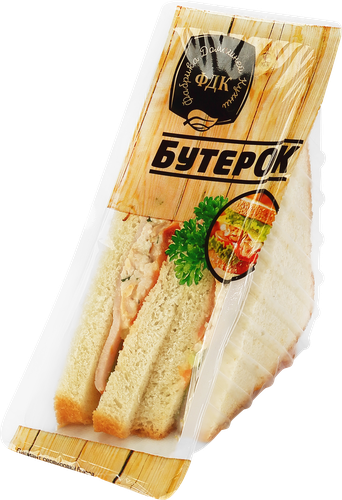 

Бутерброд Фабрика домашней кухни с курицей и беконом 150 г