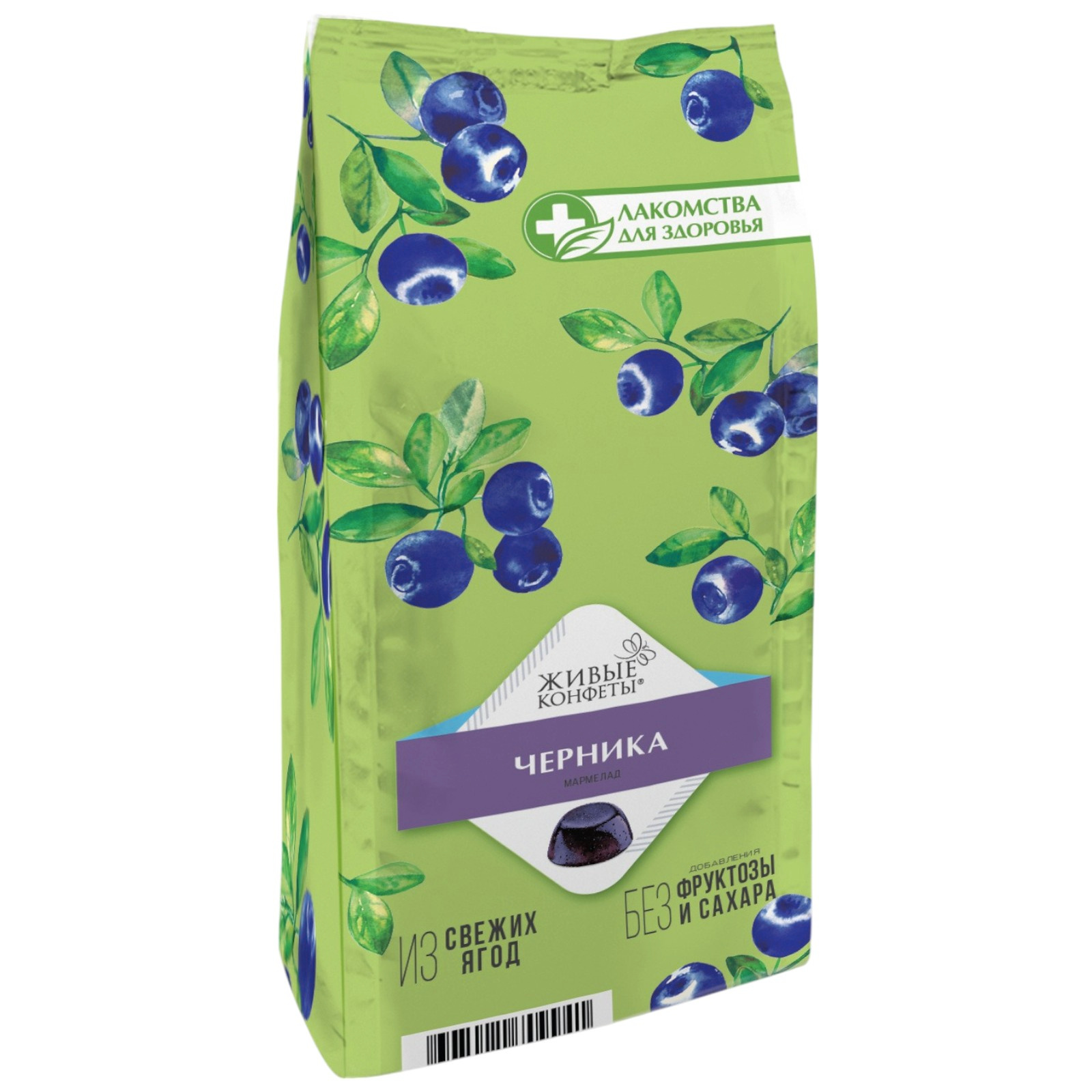 

Мармелад Лакомства для здоровья с черникой желейный 170 г