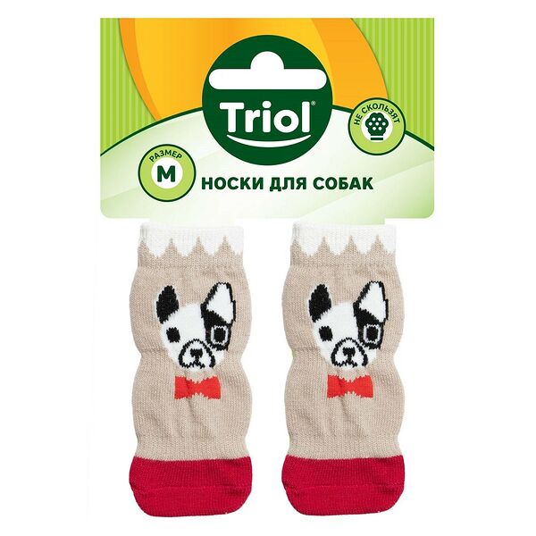 TRIOL Носки для собак  Собачки М в ассортименте