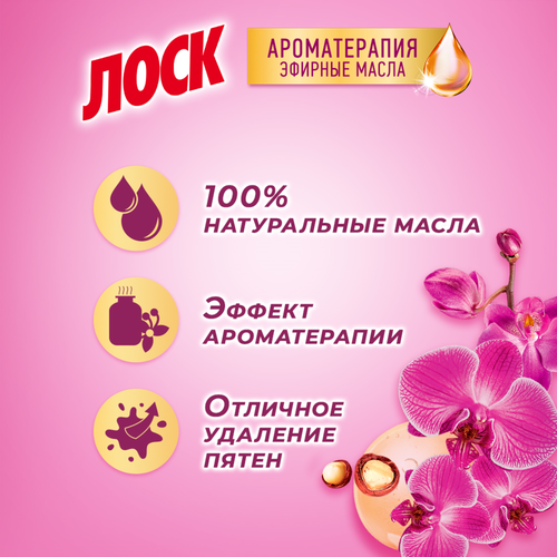 

Стиральный порошок Лоск Ароматерапия орхидея и масло макадамии 2.7 кг