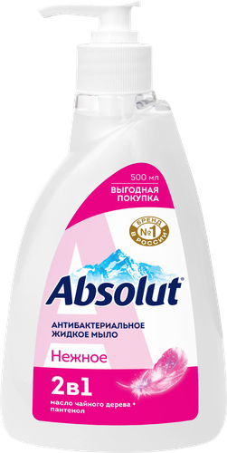 

Мыло жидкое Absolut Нежное 500 мл