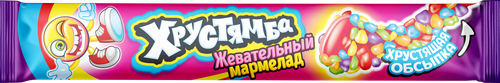 

Мармелад жевательный Канди Клаб Хрустямба в хрустящей обсыпке 15 г дизайн в ассортименте