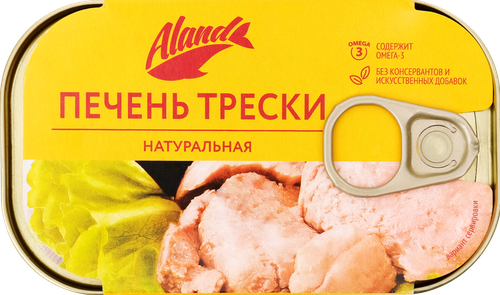 

Печень трески Aland Атлантической 115 г