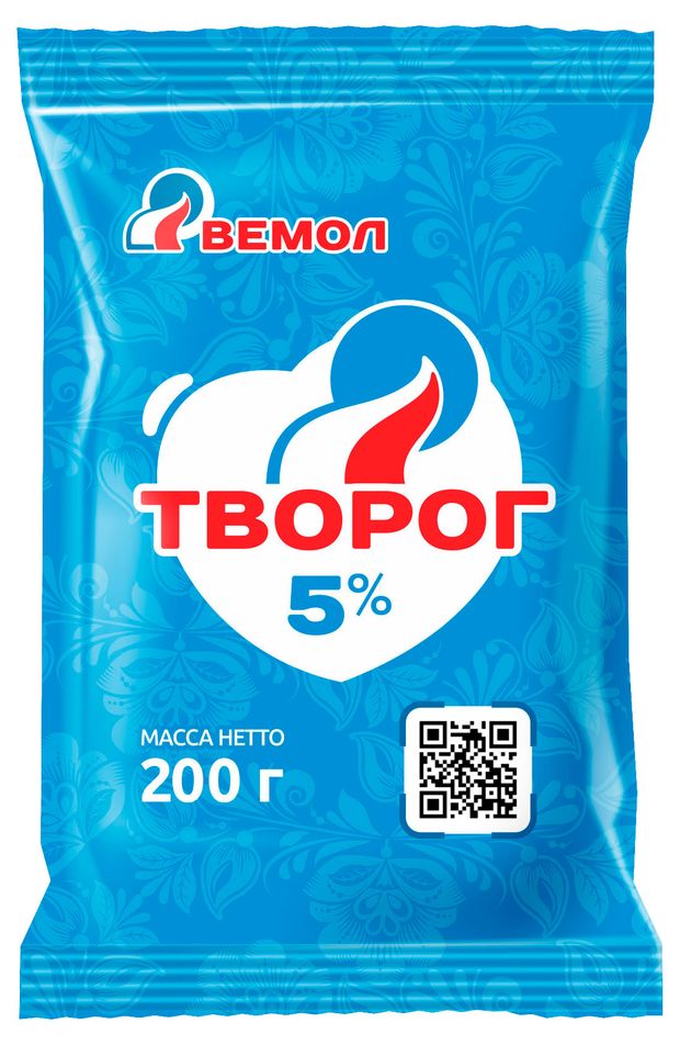 

Творог Вемол 5% 200 г