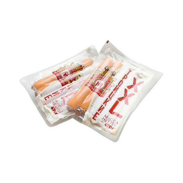 Изд колб вар мясн в/с Сосиски ТРОИЦКИЕ XXL вакуум 470г Гродненский мк