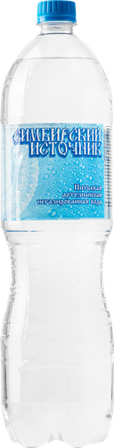 

Вода питьевая Симбирский источник природная артезианская негазированная, 1.5 л