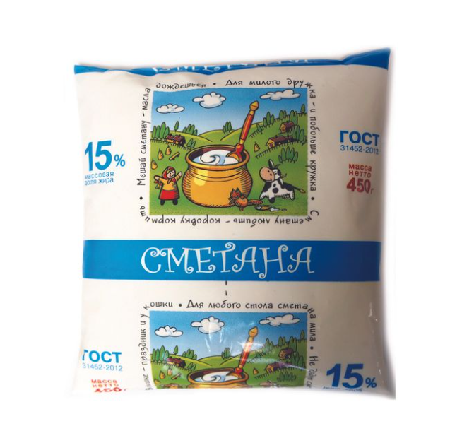 

Сметана Кезский сырзавод 15%, без змж 450 г