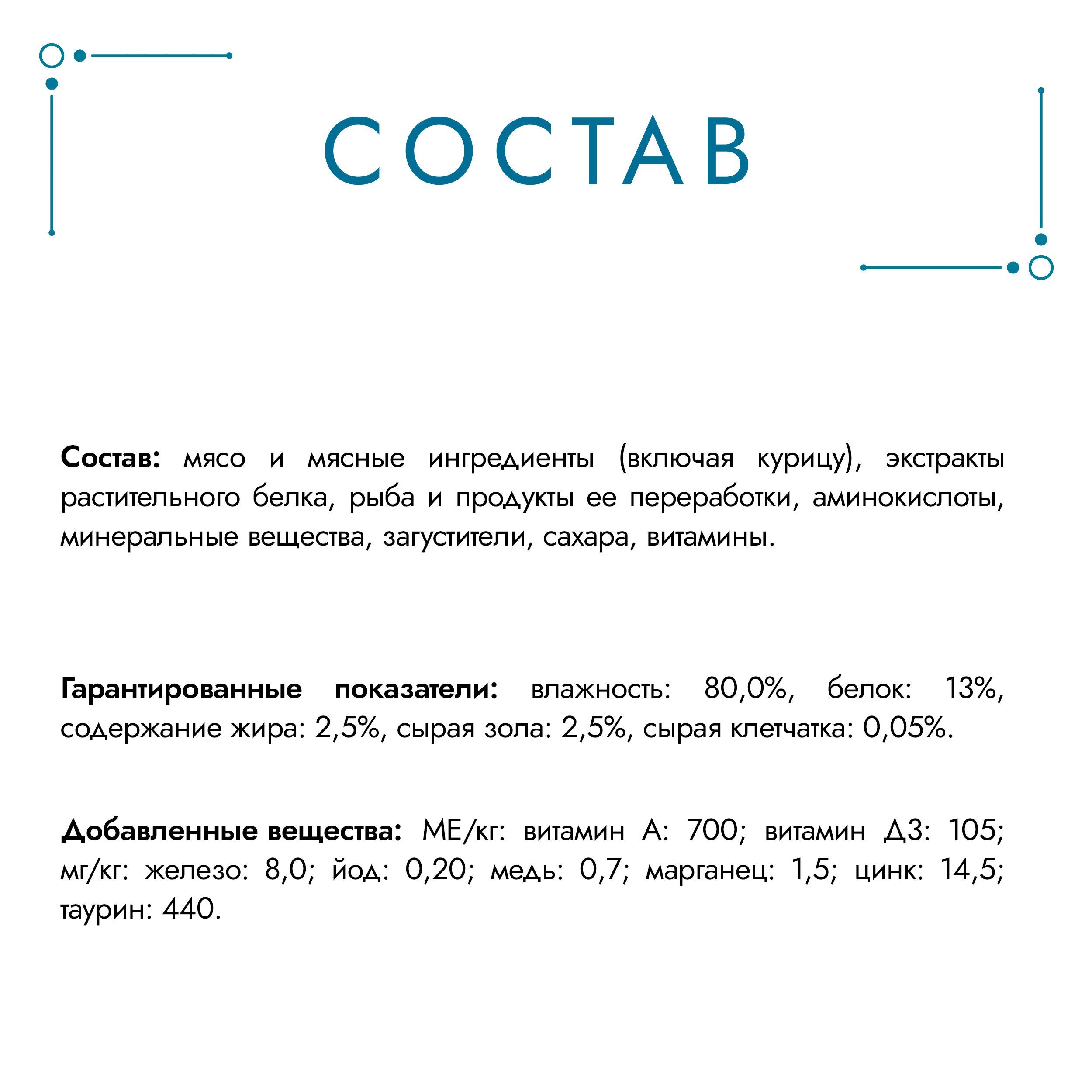 

Влажный корм для кошек Гурмэ Перл Нежное филе с курицей в соусе 75 г
