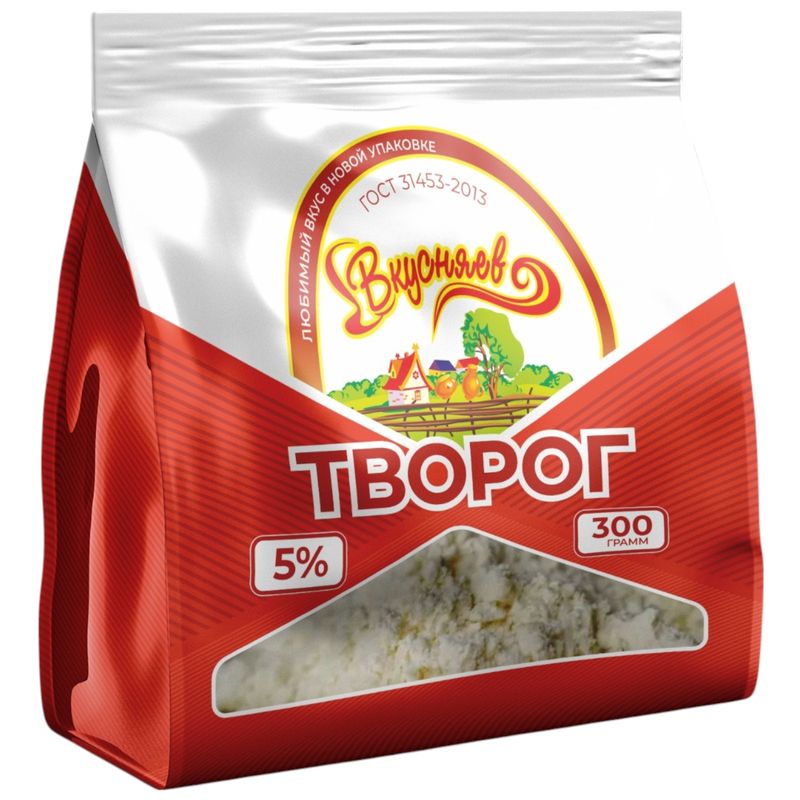 

Творог Вкусняев 5% 300 г