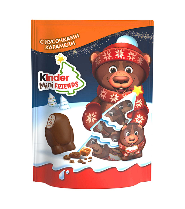 

Конфеты Kinder Mini Friends карамель 122 г