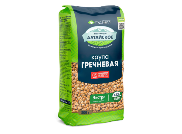 Крупа гречневая Гудвилл экстра ядрица 800 г