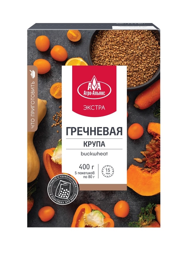 

Крупа гречневая Агро-Альянс Экстра 400 г