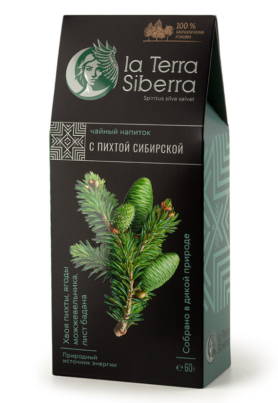 

Чай травяной La Terra Siberra с пихтой сибирской 60 г