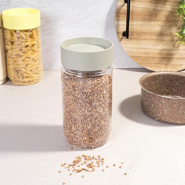 Банка для сыпучих продуктов, 1 л, в ассортименте