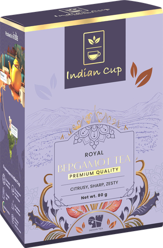 

Чай черный Indian Cup Королевский чай с бергамотом 80 г
