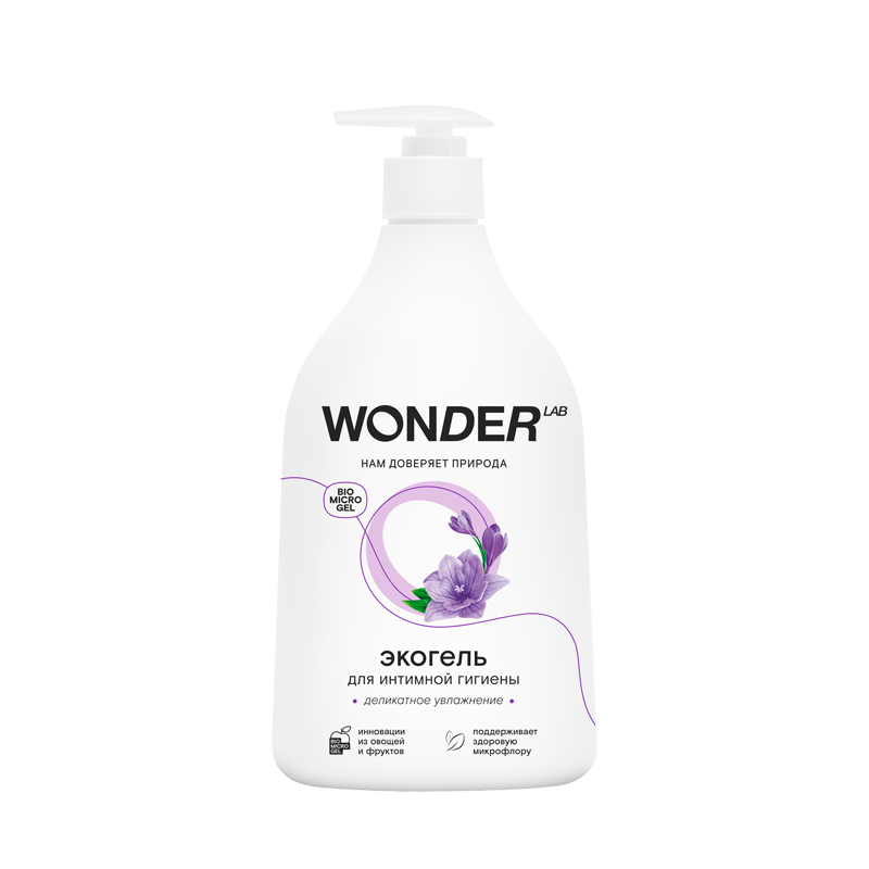 

Экогель для интимной гигиены Wonder Lab деликатное увлажнение 540 мл