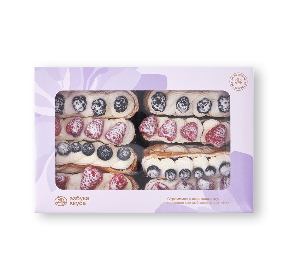 

Набор эклеров Азбука Вкуса с ягодами 810 г
