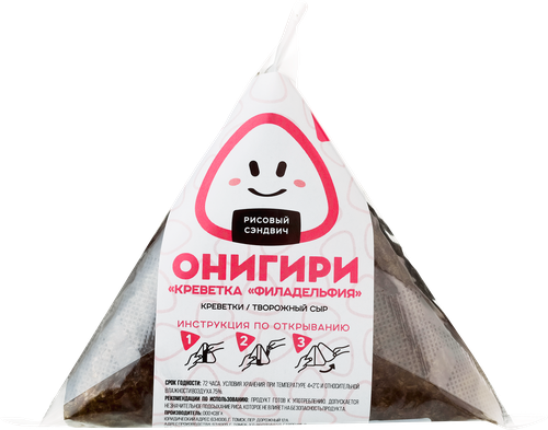 

Онигири СВГ Смайл Креветка Филадельфия 115 г