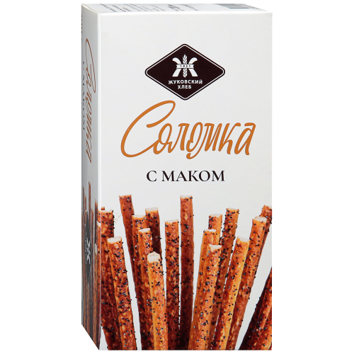 

Соломка Жуковский Хлеб с маком, 200 г