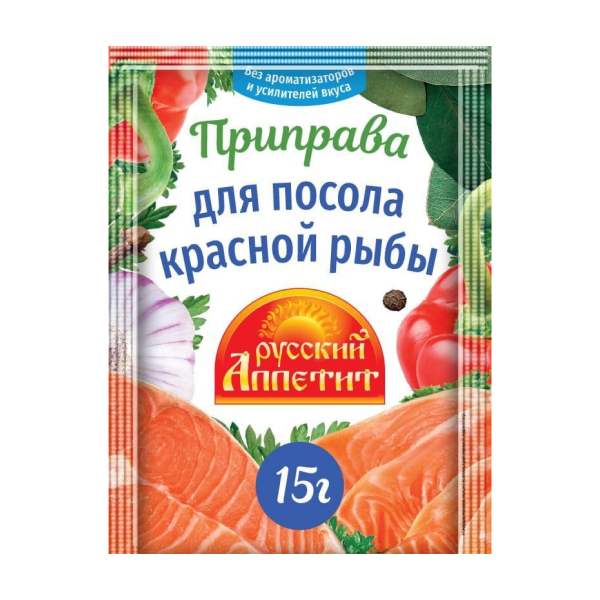 

Приправа Русский аппетит Для посола красной рыбы 15 г