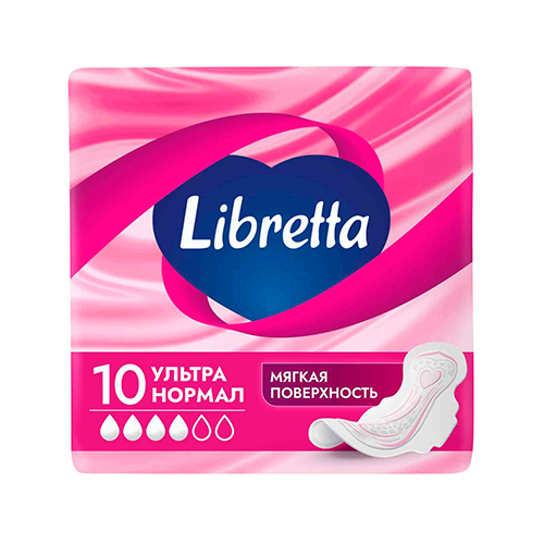

Прокладки Libretta гигиенические ультра нормал 10 шт.