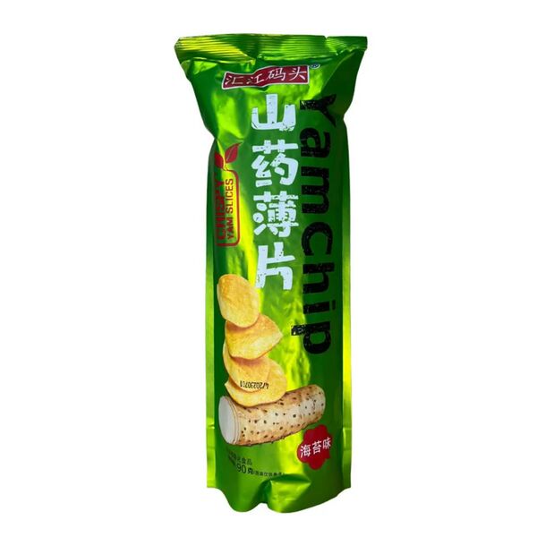 Чипсы Huijiang Whart Yamchips Тяньвейцзя из батата вкус морских водорослей 90 г