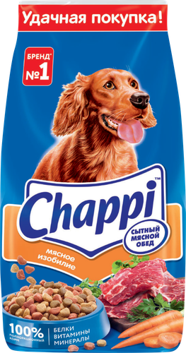 

Сухой корм для собак Chappi Мясное изобилие 15 кг