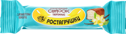 

Сырок творожный Ростагрушки в молочной глазури ваниль 10% без змж 40 г