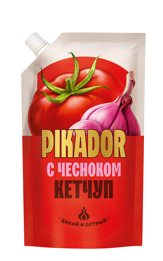 

Томатный кетчуп Pikador с чесноком 300 г