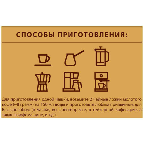 

Кофе молотый TCHIBO Gold Selection, 250г