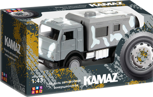 

Машинка Быстротачки Kamaz 1:43, в ассортименте