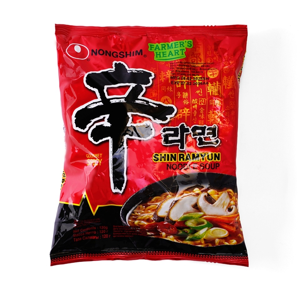 

Лапша быстрого приготовления Nongshim Шин Рамен 120 г