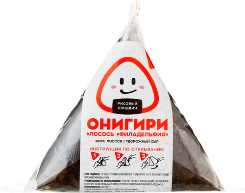 

Онигири СВГ Смайл Лосось Филадельфия 115 г