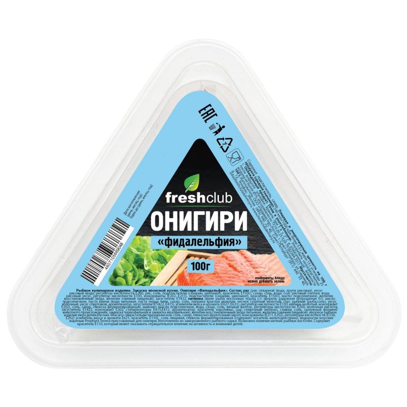 

Онигири FreshClub Филадельфия 100 г