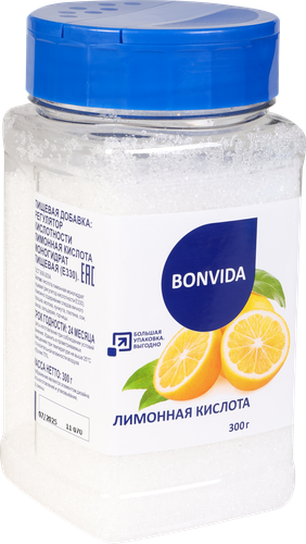

Кислота лимонная Bonvida 300 г