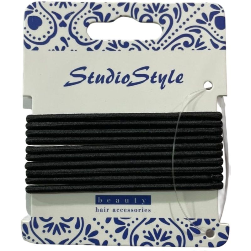 

Резинки для волос тонкие Studio style 10 шт. в ассортименте