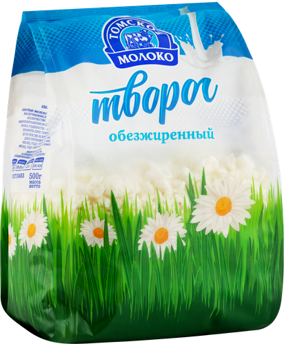 

Творог рассыпчатый Томское Молоко обезжиренный 500 г