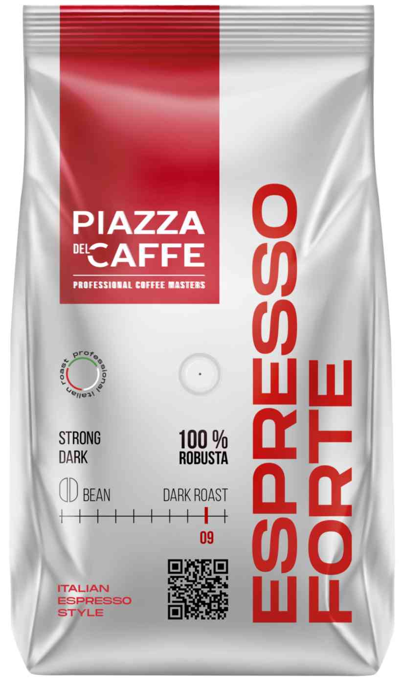 

Кофе в зернах Piazza del Caffe Espresso Forte 900 г