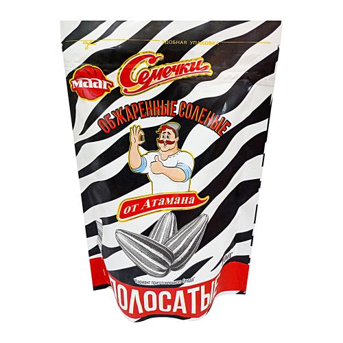 

Жареные семечки От Атамана полосатые с солью 100 г