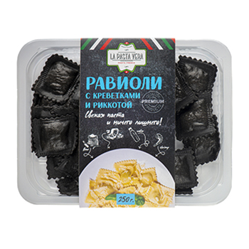 

Равиоли La Pasta Vera с креветками охлажденные 250 г