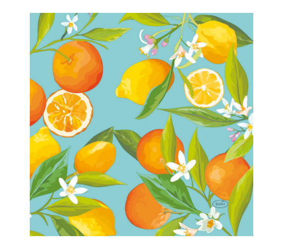 

Салфетки Duni lemon tree 3 слоя 33 см 20 шт.