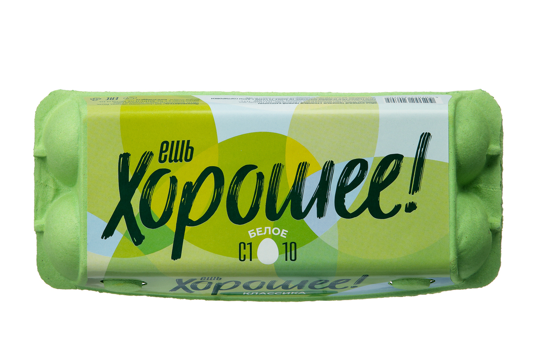 

Яйцо куриное Ешь хорошее С1 белое 10 шт. 600 г