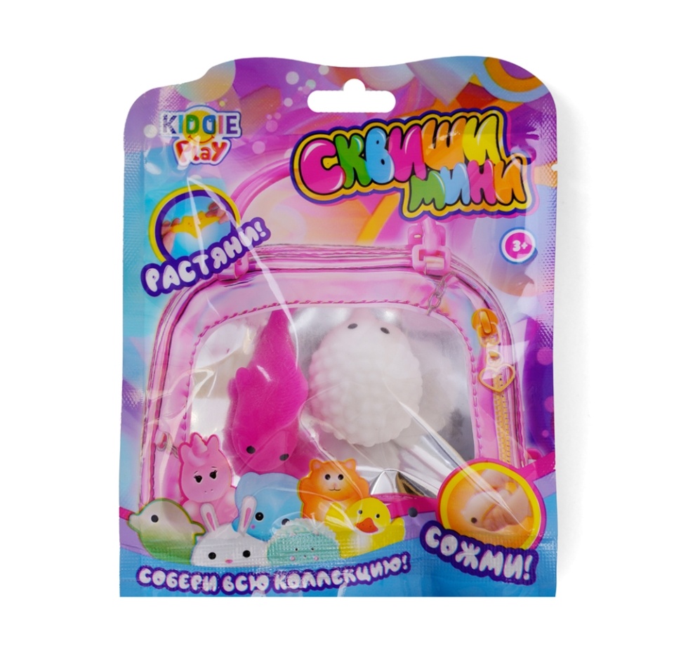 

Игрушка-антистресс Kiddie Play мини сквиши 2 шт, цвет в ассортименте