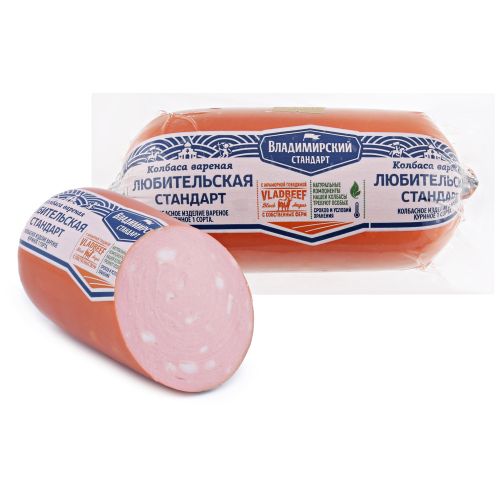 

Колбаса вареная Владимирский стандарт Любительская 500 г