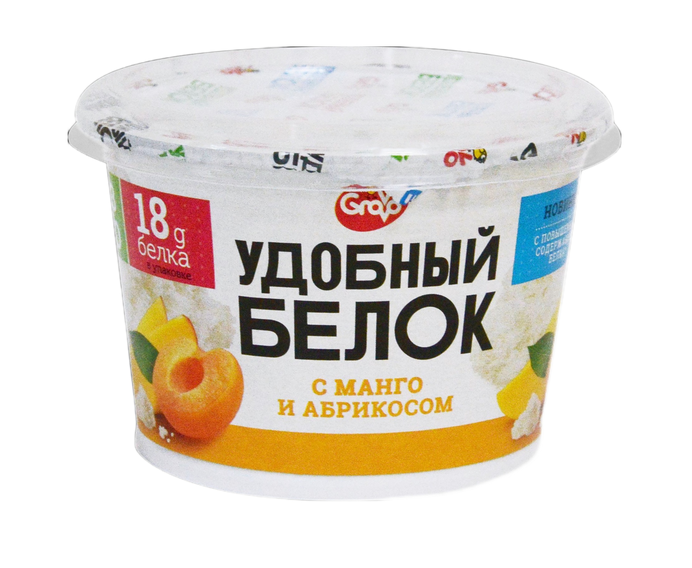 

Кулинарное изделие из яичного белка Grovo Удобный белок с манго и абрикосом 120 г