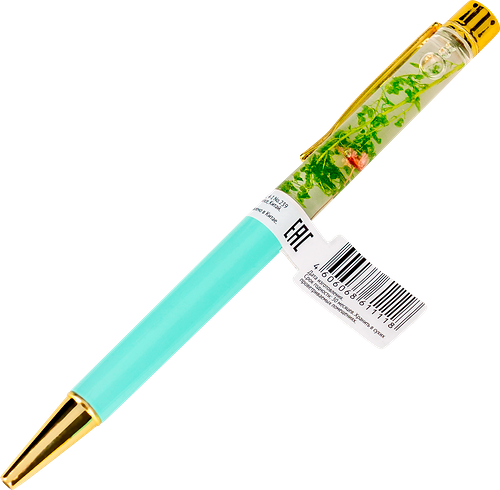 Ручка шариковая Крок&Дилли автоматическая, синий, в ассортименте